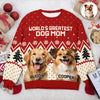 Custom Photo World's Greatest - Personalized Ugly Sweater For Dog Lovers LM32 895561