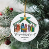 The Greatest Gift of All - Personalized Nativity Christmas Ceramic Ornament LM32 895719