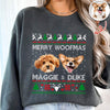 Custom Dog Photo Ugly Christmas Sweatshirt For Dog Lovers TH10 896219