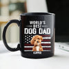 Custom Photo World's Best Dog Dad - Personalized Black Mug Gift For Dog Lovers CH07 895938