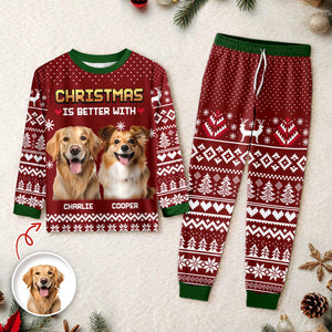 Christmas Better - Personalized Sleepwear For Dog Cat Lovers LM32 895575