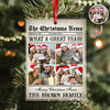 Custom Photo The Christmas News Acrylic Ornament Gift For Family HO82 894856