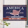 Personalized Family Name America 250th Anniversary Metal Sign TH10 898463