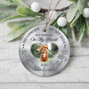 Custom Photo Pet Christmas Memorial Sympathy Ceramic Ornament Gifts For Pet Lovers LM32 893897