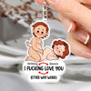 Personalized I F*cking Love You Funny Keychain Valentine Gifts HA75 920014