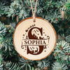 Custom Name Christmas Wood Slice Christmas Ornament Christmas Tree Decoration CH07 899268