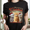 Merry Christmas My Human Servant Custom Funny Cat Photo Shirt CH07 896290