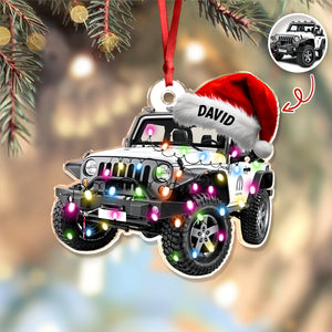 Custom Car Photo Acrylic Ornament For Christmas TH10 894439