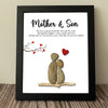 Personalized Mother & Son Pebble Art Picture Frame Heartfelt Gift for Mom TH10 898873