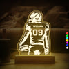 Personalized Football Player LED Night Light Football Team Gift CH07 899460