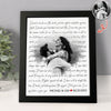 Custom Photo Song Lyrics Wall Picture Frame Valentine Day Gift For Wife Husband LM32 897729