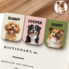 Custom Dog Photo Leather Magnetic Bookmark For Book Lovers, Dog Lovers CH07 899520