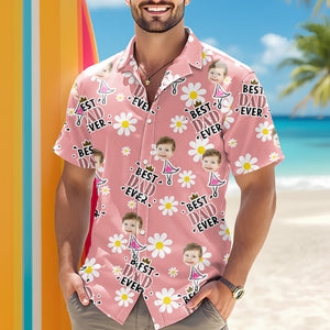 Custom Photo Best Family Ever Flower Pattern Hawaii Shirt TH10 892875