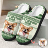 Custom Photo Best Dog Mom Ever Slipper Christmas Gift For Dog Lovers CH07 896404