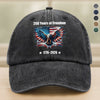 250 Years of Freedom With Eagle Washed Denim Baseball Cap TH10 898359
