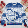 Grandma Mom Toile De Jouy - Personalized Ugly Sweater CH07 896638