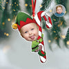 Custom Photo Baby Elf Personalized Christmas Acrylic Ornament HA75 898250