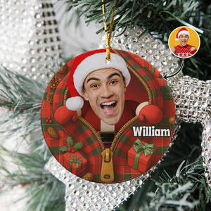 Santa Claus Ceramic Ornament Holiday Decoration Personalized Gift For Family HO82 894648