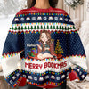 Merry Bookmas - Personalized Ugly Sweater Christmas Gift For Book Lovers, Bookworm CH07 899660