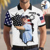 Custom Photo Polo Shirt For Golfer TH10 898097