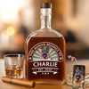 Custom Dog Photo This Human Belong To Whiskey Bottle For Dog Lovers LM32 895021