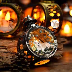Custom Dog Cat Photo - Personalized Christmas Lantern Ornament For Dog, Cat Lovers HA75 898074