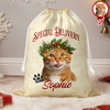 Personalized Cat Santa Christmas Bag Custom Cat Name Christmas Sack Special Delivery CH07 899416