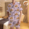Custom Dog Face Photo Short Pajamas Gift For Dog Lovers CH07 910348