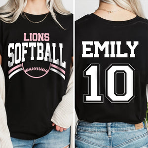 Custom Name & Number Sport Team Back & Front Shirt For Sport Players LM32 895707