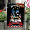 Custom Name 250 Years Of Freedom Garden Flag Gift For Family CH07 910038