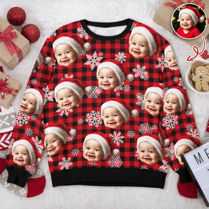Custom Funny Family Face Ugly Sweater Christmas Gift HA75 897078