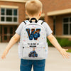 Custom Photo Monster Truck Alphabet Letters Backpack LM32 893927