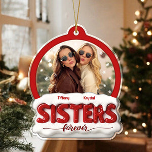 Custom Photo Best Friend Christmas Birthday Acrylic Ornament Gifts For Women, Besties, Sisters, BFF LM32 895945