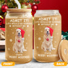 Custom Dog Cat Photo Life Would Be Boring Without Me Glass Can With Lid Christmas Gift HO82 894416