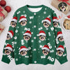 Custom Puppy Photo Ho Ho Ho Chritsmas Cardigan Gift For Pet Lovers CH07 899906