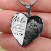 Custom Photo Always In Our Hearts At And Forever Memorial Necklace LM32 897505