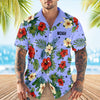 Custom Name Tropical Flower Hawaiian Shirt - Personalized Summer Beach Gift TH10 169431