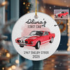 Custom Car Photo My First Car Keepsake Christmas Ceramic Ornament LM32 897381