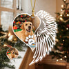 Custom Photo Dog Memorial Wing - Personalized Acrylic Ornament LM32 895869