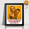 Custom Couple Photo Congrats On Being My Husband Picture Frame LM32 893921