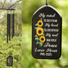 My Mind Still Talks To You Sunflower Personalized Memorial Wind Chimes HA75 892118