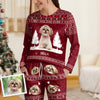 Custom Photo Best Dog Dad Mom Ever Sleepwear Christmas Gift For Dog Lovers LM32 895583