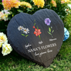 Personalized Birth Mother's Garden Love Grows Here Heart Shaped Stone LM32 899261