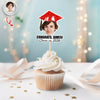 Custom Funny Face Congrats Graduation Cupcake Toppers HA75 920428