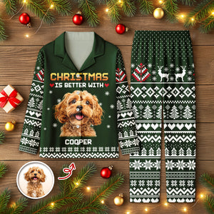 Custom Photo Christmas Is Better Pajamas For Dog Cat Lovers TH10 896107