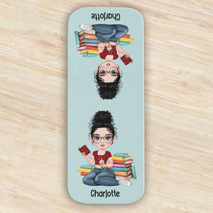 Custom Name Personalized Magnetic Leather Bookmark gift for Book Lovers CH07 899532
