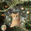 Custom Photo Cat Paw Shaped Acrylic Ornament For Christmas HA75 897264