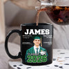 Custom Photo Congrats Class Of 2026 Magazine Graduation Gift Black Mug LM32 899367
