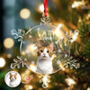Custom Photo Cat Acrylic Ornament Christmas Gift For Cat Lovers CH07 899090