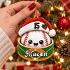 Personalized Baseball Dumpling Bamboo Christmas Acrylic Ornament, Sport Family Keepsake HO82 903744